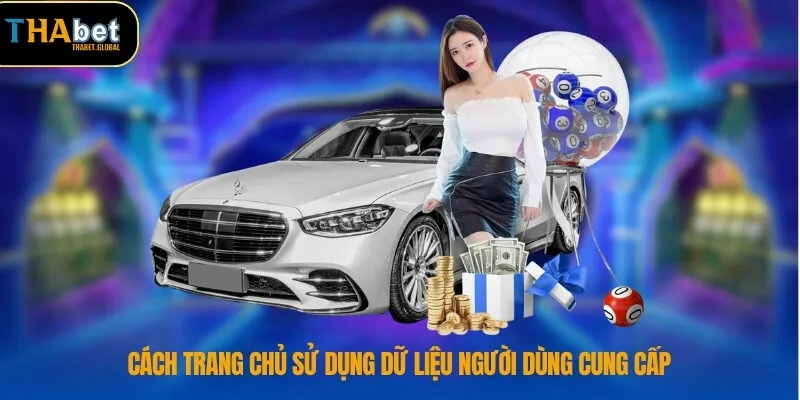 Cách trang chủ sử dụng dữ liệu người dùng cung cấp